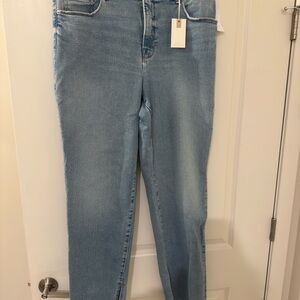 GOOD AMERICAN GOOD BOY STRAIGHT JEANS - NWT